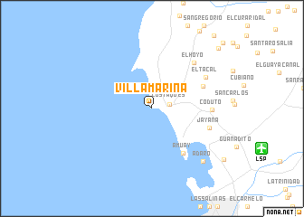 map of Villa Marina