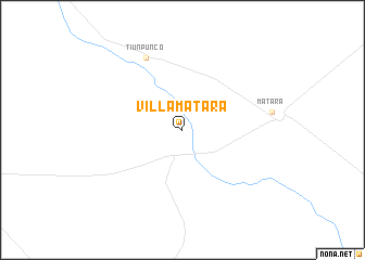 map of Villa Matará