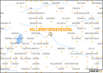 map of Villamayor de Negral