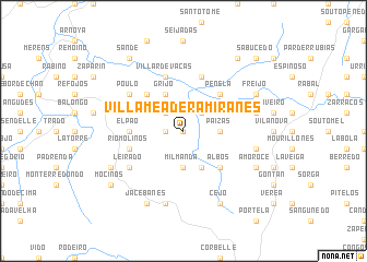 map of Villameá de Ramiranes