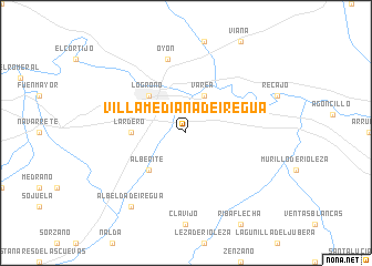 map of Villamediana de Iregua
