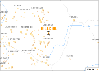 map of Villamil