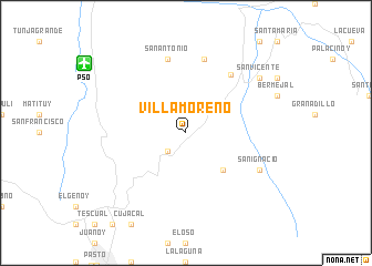 map of Villa Moreno