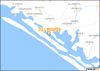 map of Villamoros