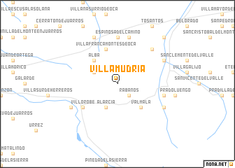 map of Villamudria