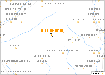 map of Villamuñío