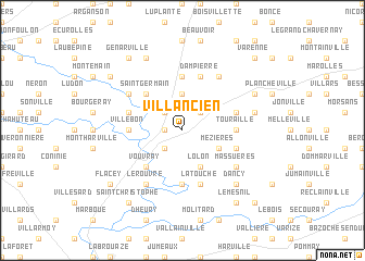 map of Villancien