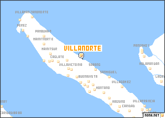 map of Villa Norte