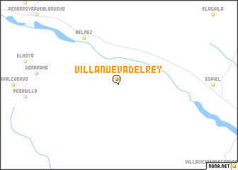map of Villanueva del Rey