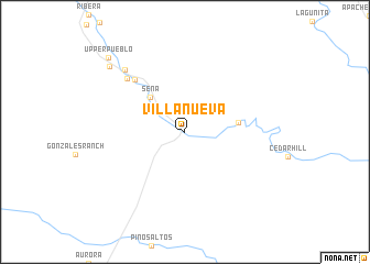 map of Villanueva