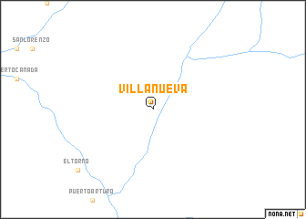 map of Villa Nueva