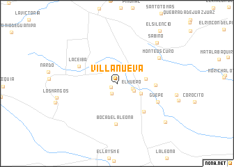 map of Villa Nueva