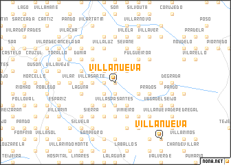 map of Villanueva