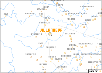 map of Villanueva