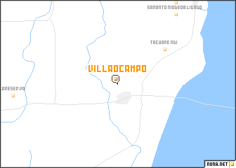 map of Villa Ocampo