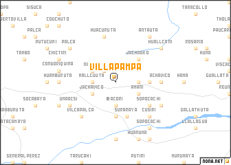 map of Villapampa