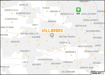 map of Villa Park