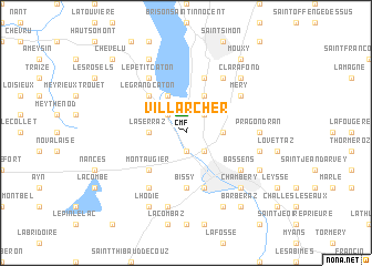 map of Villarcher
