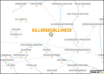 map of Villar de Gallimazo