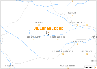 map of Villar del Cobo