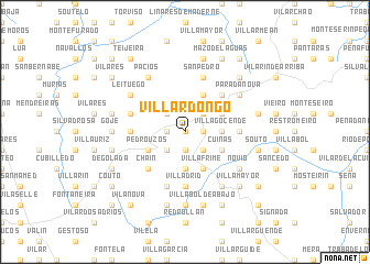 map of Villardongo