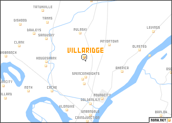 map of Villa Ridge