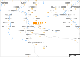 map of Villarín