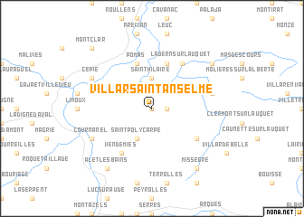 map of Villar-Saint-Anselme