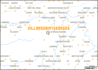 map of Villars-Saint-Georges