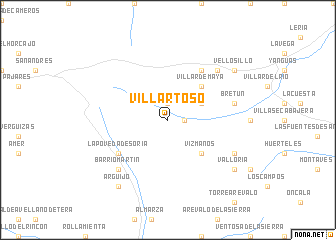 map of Villartoso