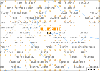 map of Villasante