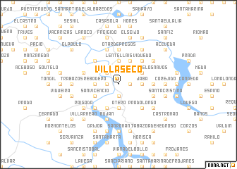 map of Villaseco