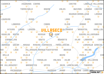 map of Villaseco