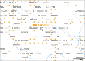 map of Villasinde