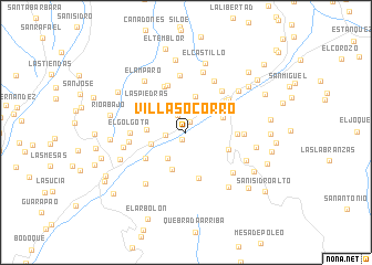 map of Villa Socorro