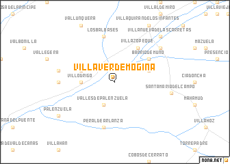 map of Villaverde-Mogina