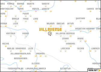 map of Villaverde