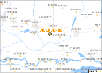 map of Villa Verde
