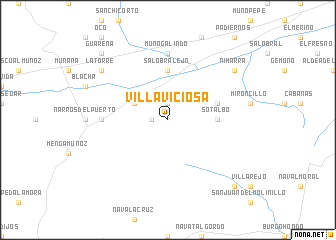 map of Villaviciosa