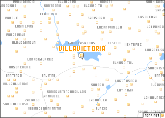 map of Villa Victoria