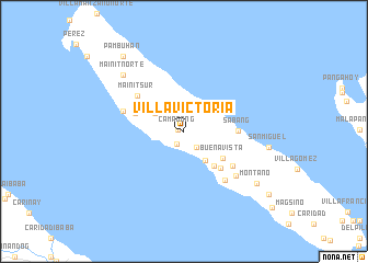 map of Villa Victoria