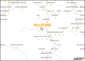 map of Villayuso