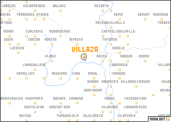 map of Villaza