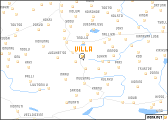 map of Villa