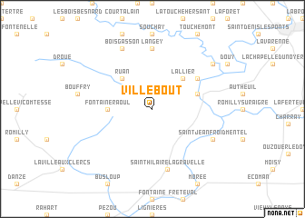 map of Villebout