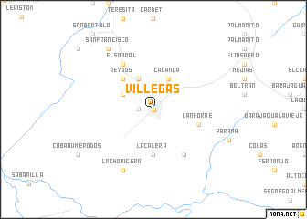 map of Villegas