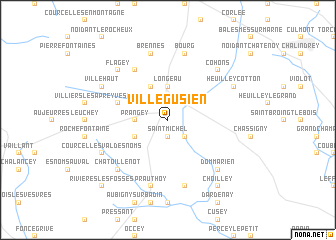 map of Villegusien