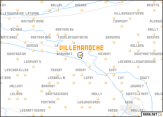 map of Villemanoche