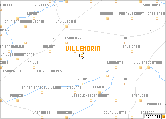 map of Villemorin