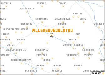 map of Villeneuve-du-Latou